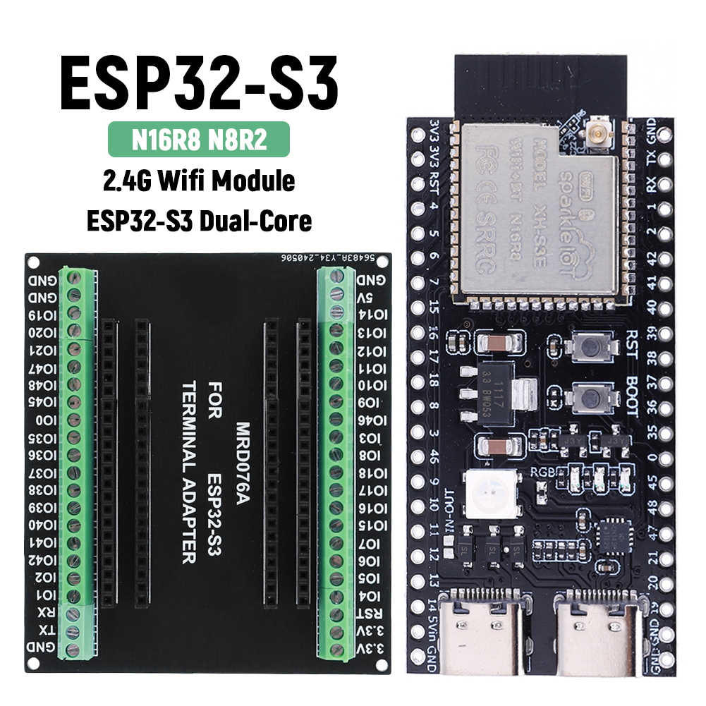 Usb C Earphone - ESP32 S3 N16R8 N8R2 Dual Type-C