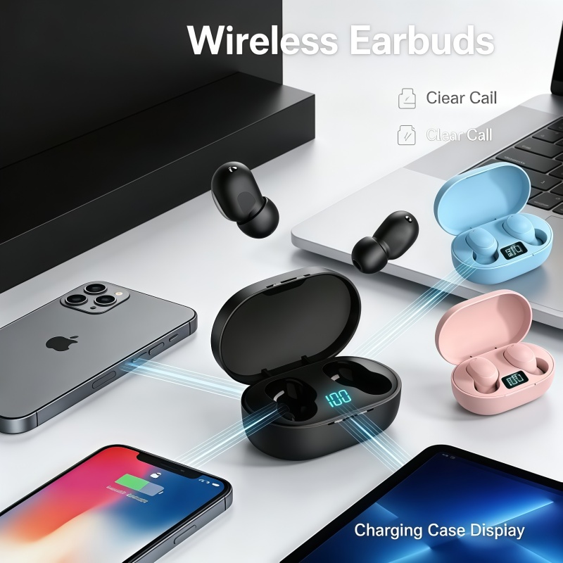 2026 New TWS E6S Fone Bluetoot - Bluetooth Headset On Ear avis et prix