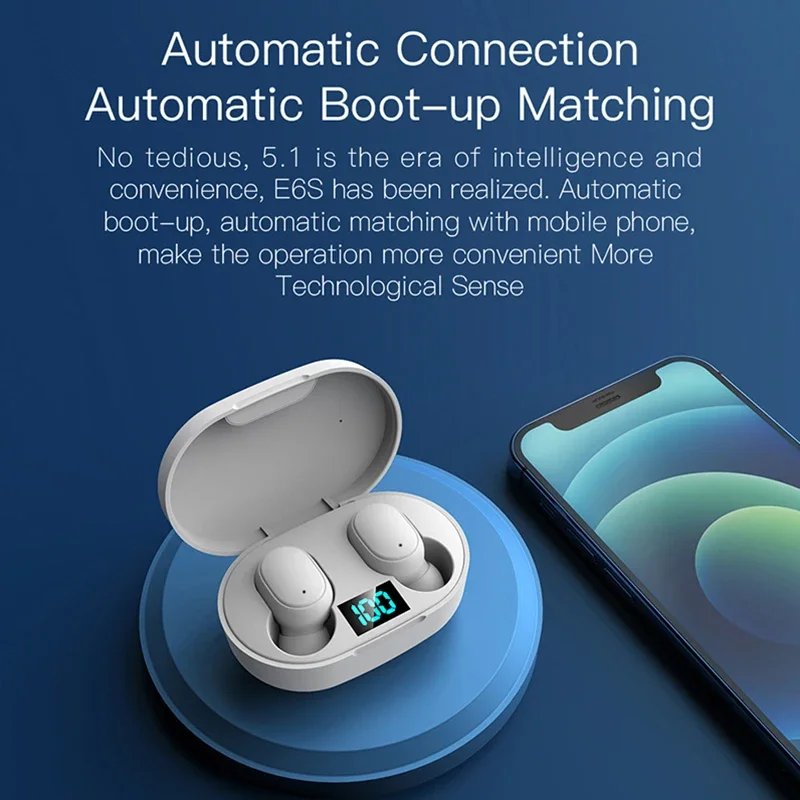 2026 New TWS E6S Fone Bluetoot - Bluetooth Headset On Ear avis et prix