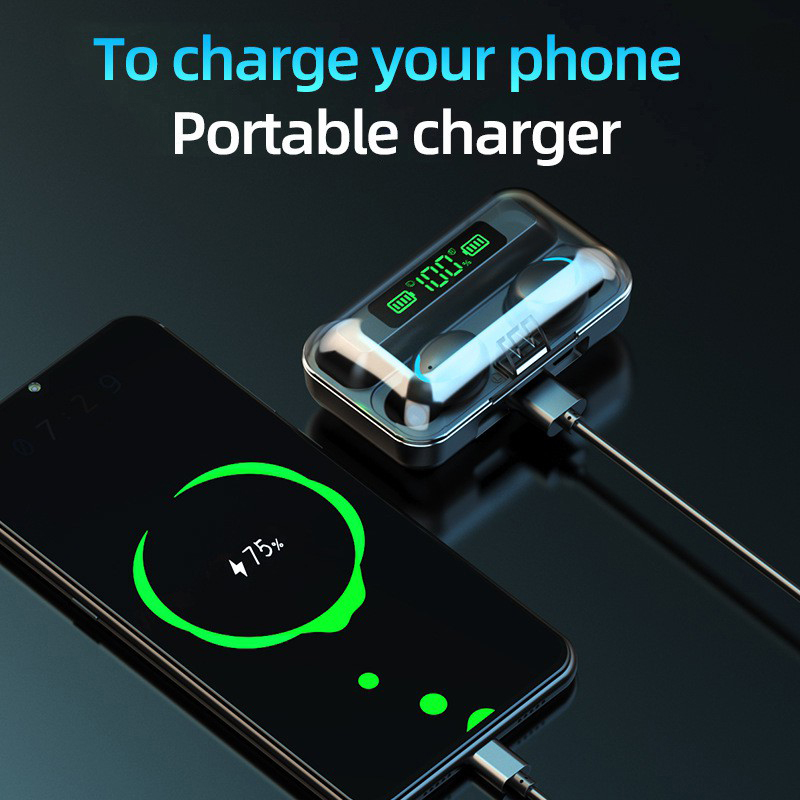 2026 F9 Wireless Earphones LED - Bluetooth Headset On Ear avis et prix