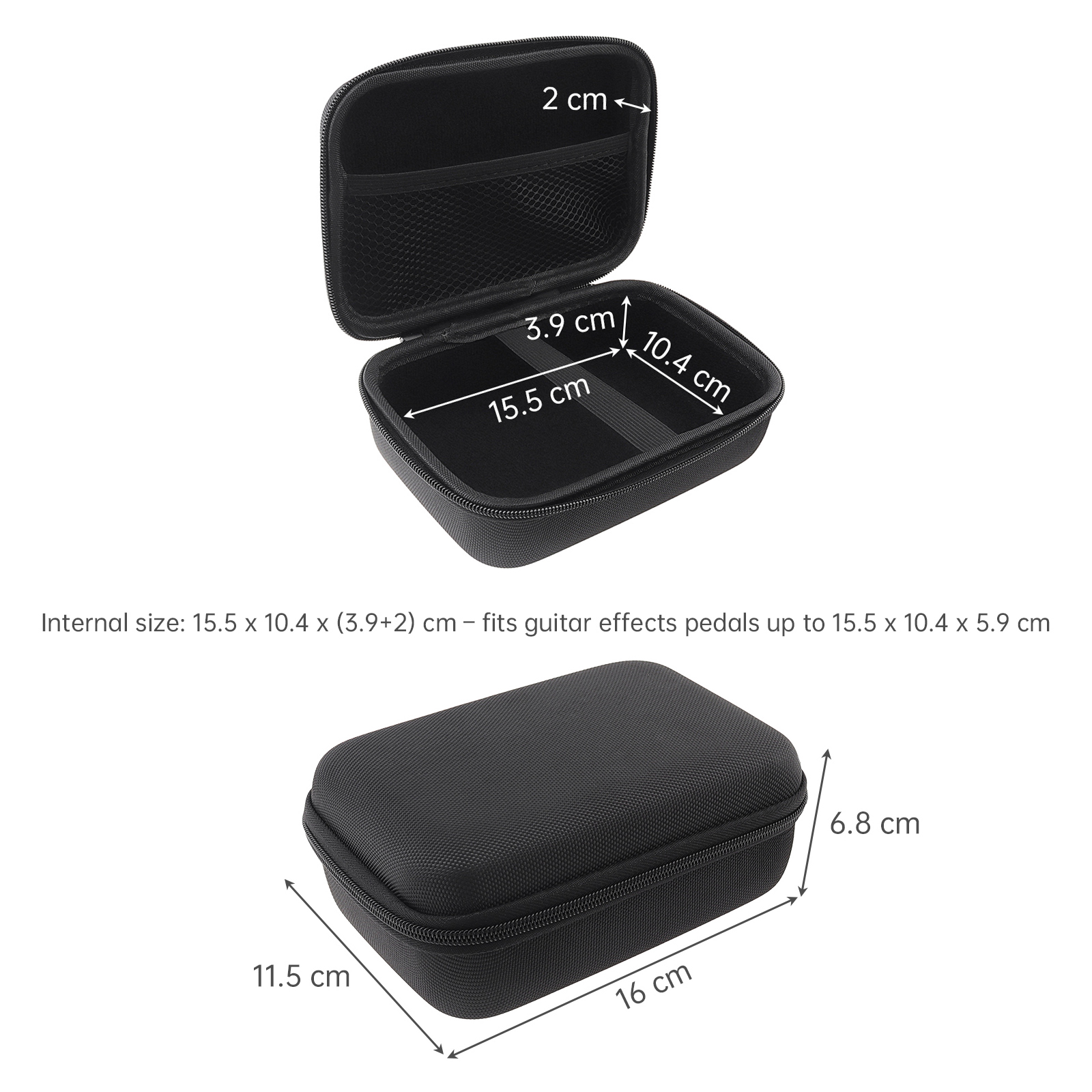 2 Pack EVA Hard Cases for Guit - Headphone Case Hard avis et prix