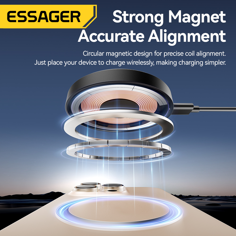 Essager Magnetic Wireless Char - Usb C Earphone avis et prix