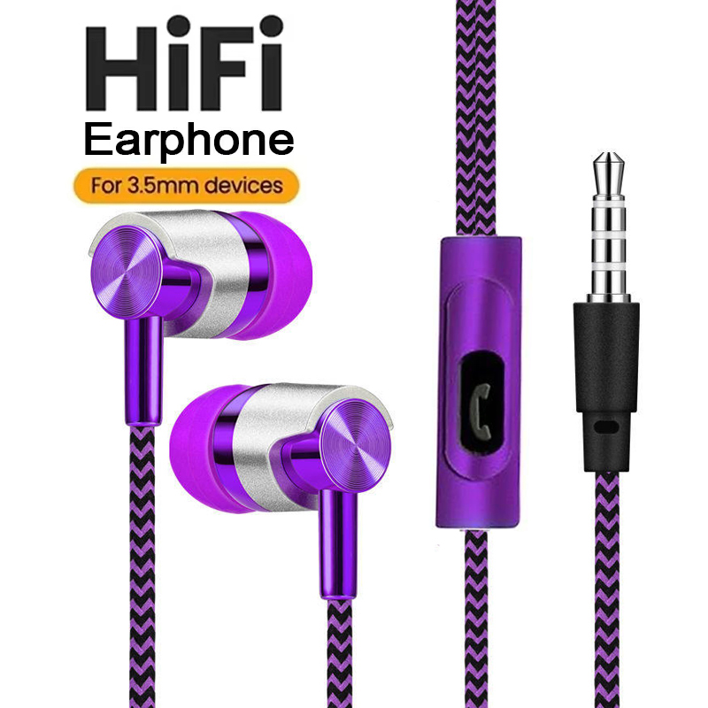 Built In HD Microphone 3.5mm W - Wired Earphone Mic avis et prix