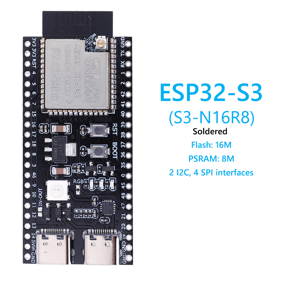ESP32 S3 N16R8 N8R2 Dual Type- - Usb C Earphone avis et prix