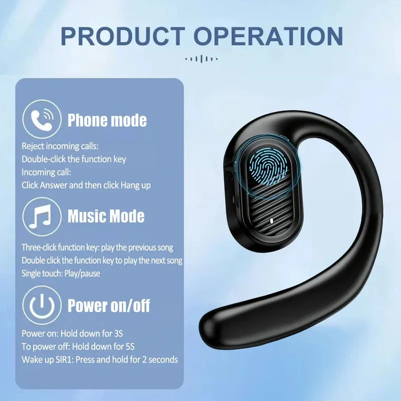 Bluetooth 5.4 Open Wireless Ea - Bluetooth Headset On Ear avis et prix