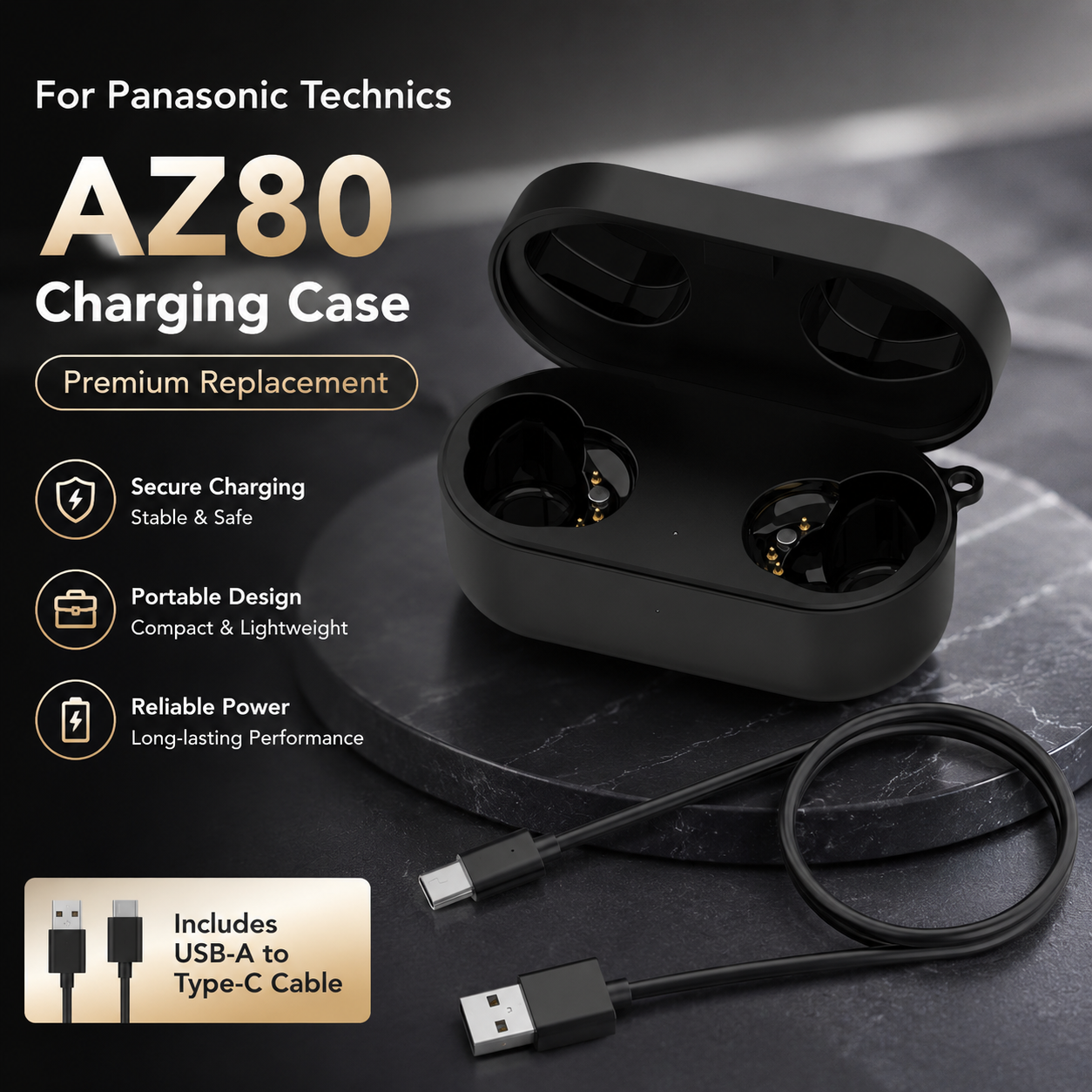 For Panasonic Technics AZ80 Ea - Earbuds Charging Case avis et prix