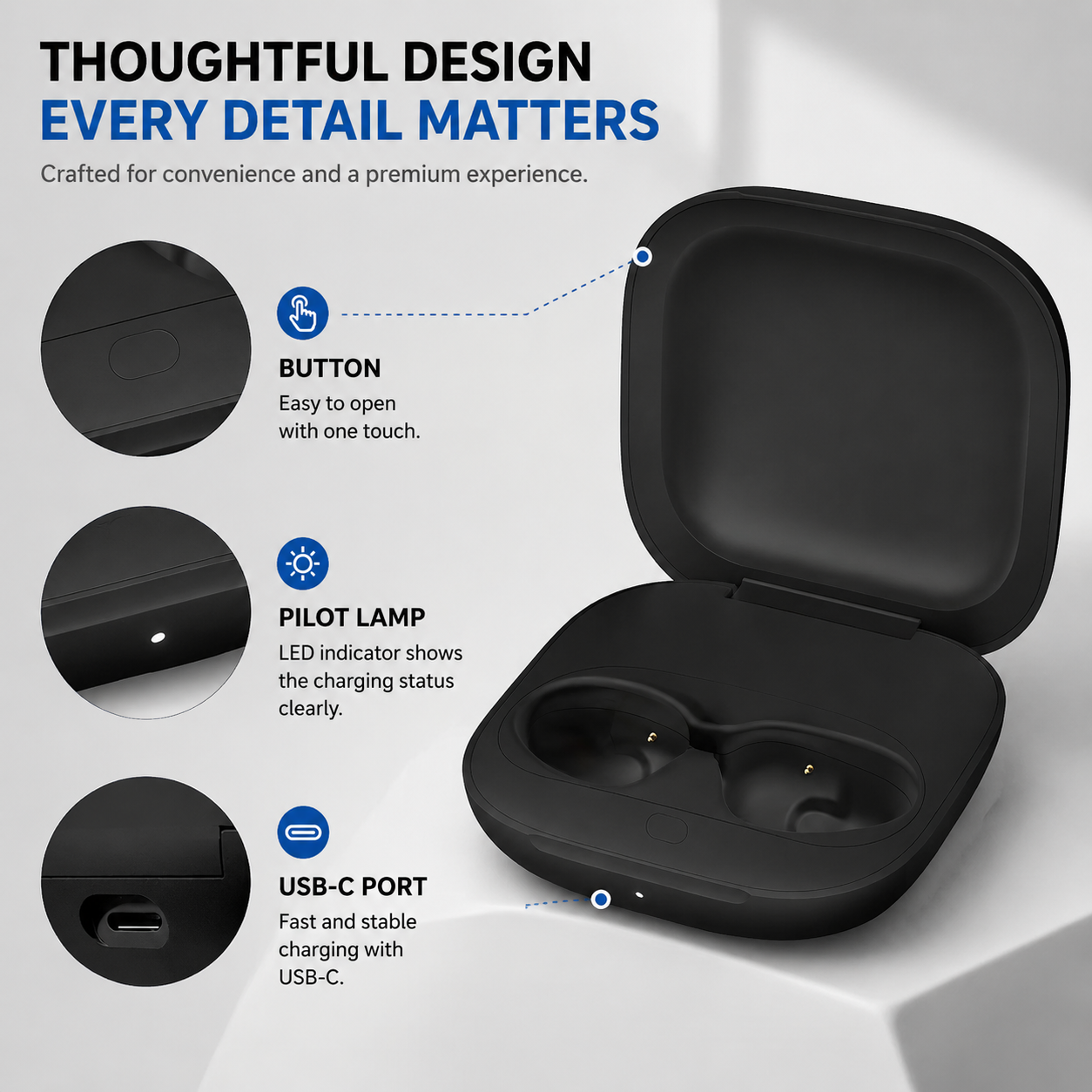 Replacement Charging Case For  - Earbuds Charging Case avis et prix