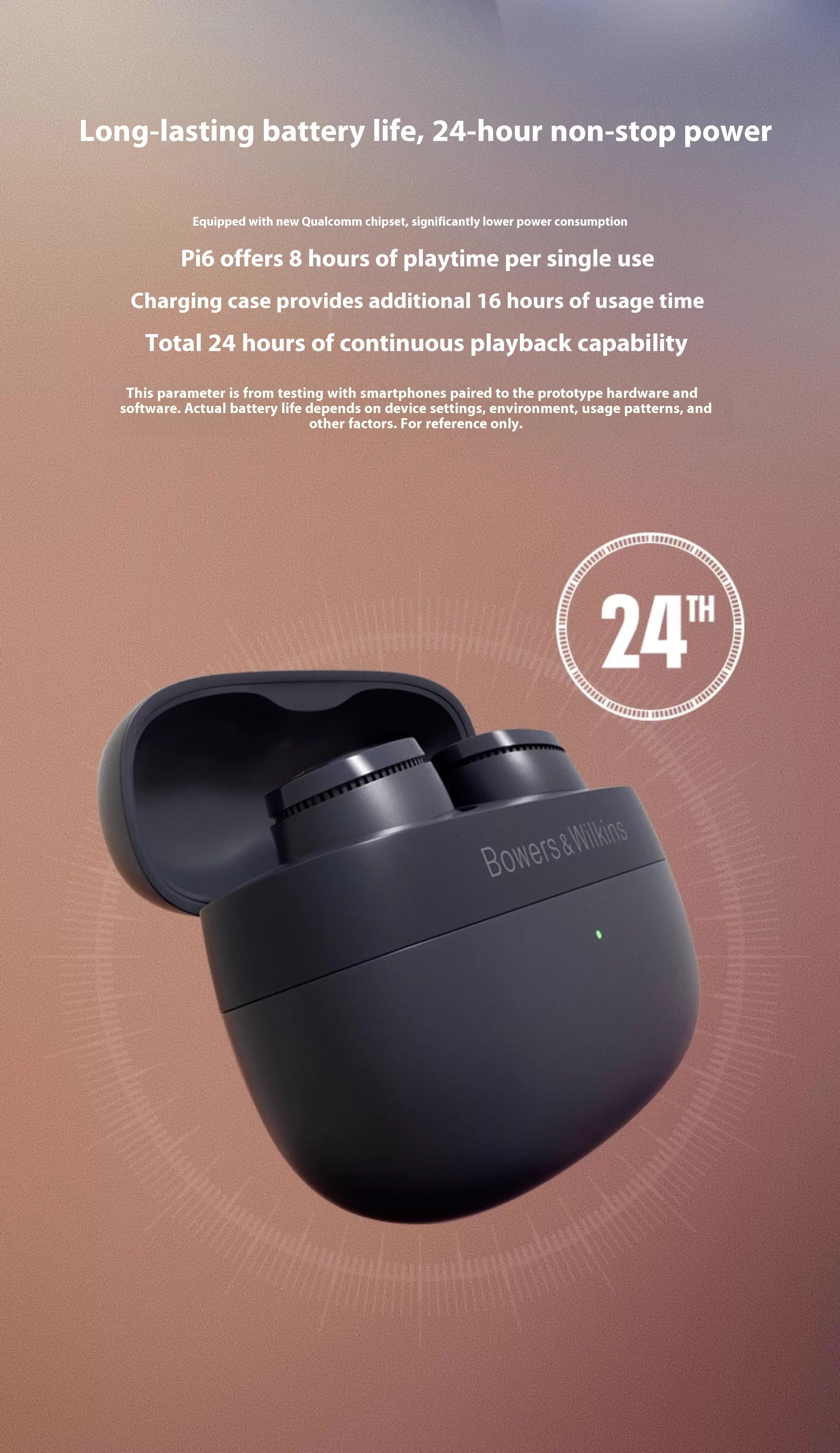 Genuine B&W Pi6 Wireless Bluet - Noise Cancelling Headphone avis et prix