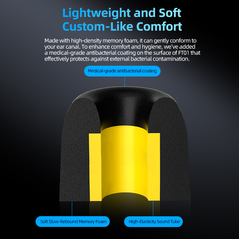 KZ-FT01 Memory Foam Eartips No - Earphone Foam Tip avis et prix