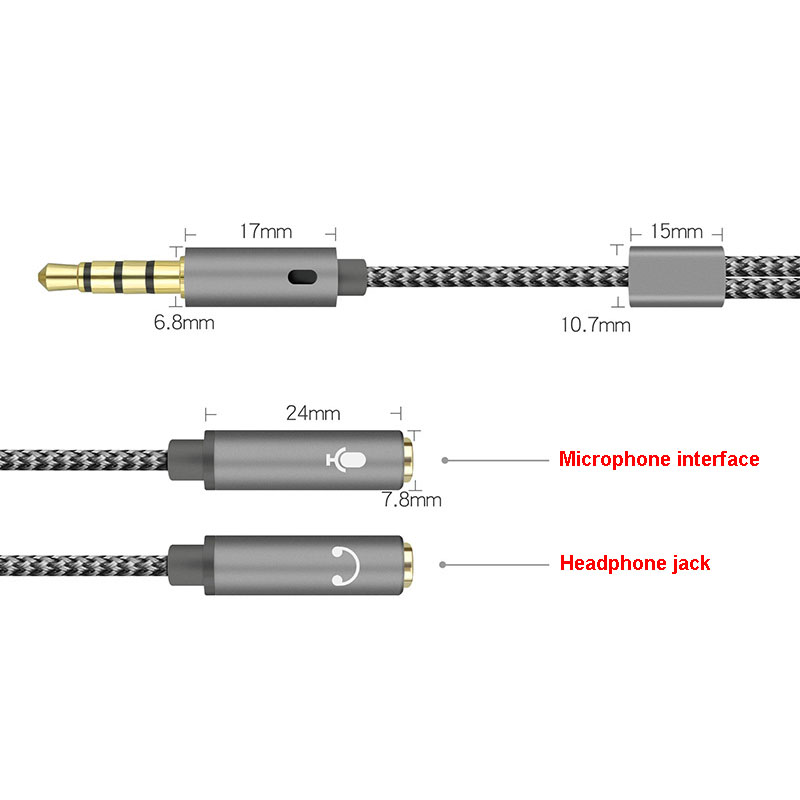 3.5mm Audio Splitter Y Jack 1  - Audio Splitter Y avis et prix