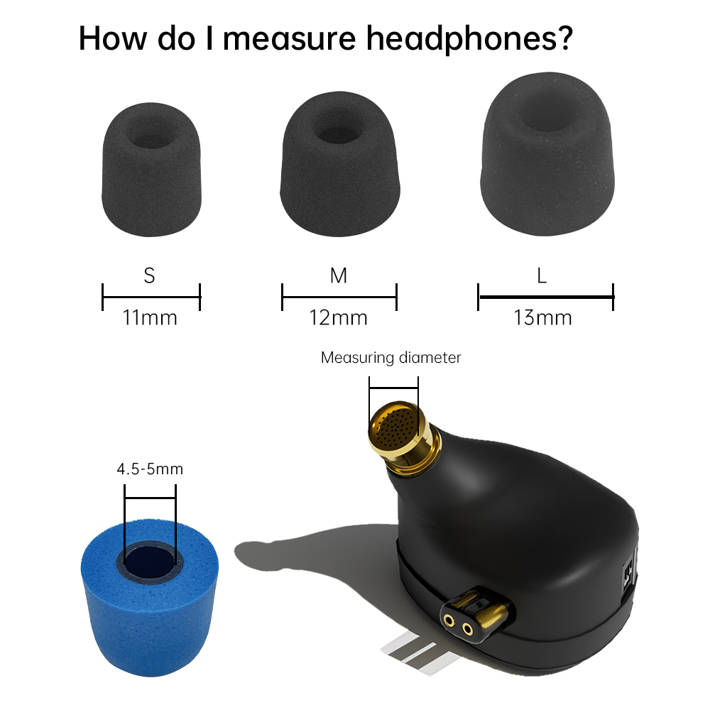 ND sponge tip KT changing soun - Earphone Foam Tip avis et prix