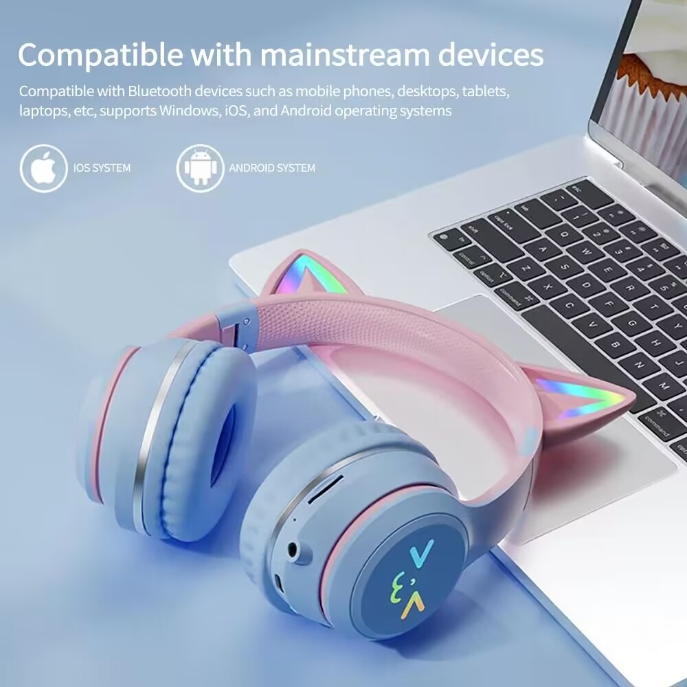 RGB Glow Earphones Wireless Ea - Gaming Headset Rgb avis et prix
