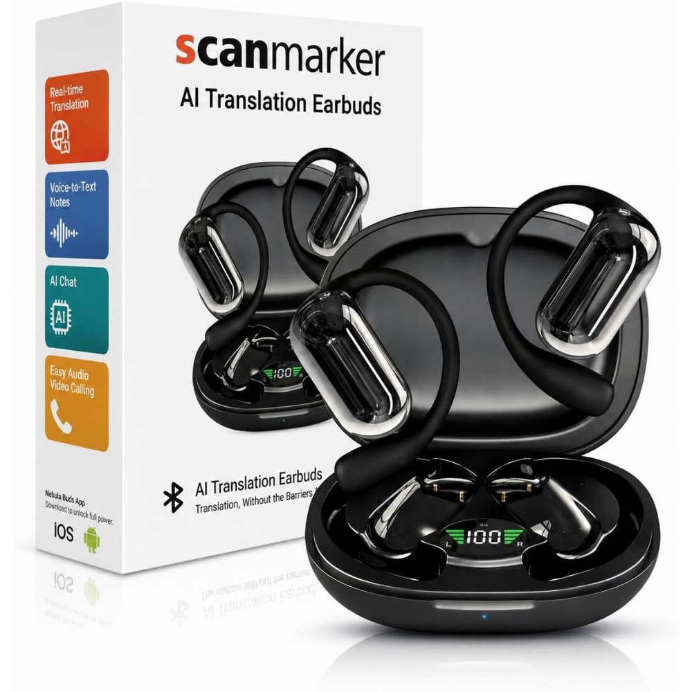 Real-Time Translation Earbuds: - Noise Cancelling Headphone avis et prix
