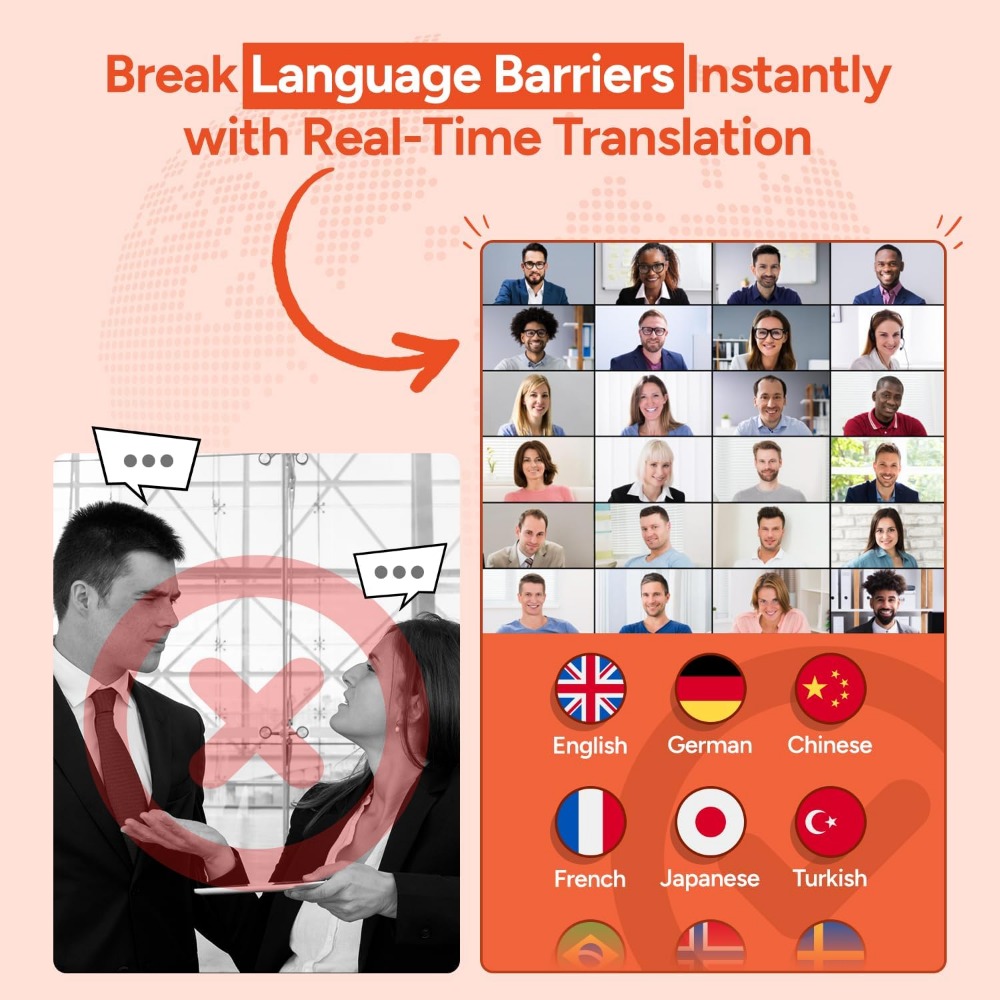 Real-Time Translation Earbuds: - Noise Cancelling Headphone avis et prix