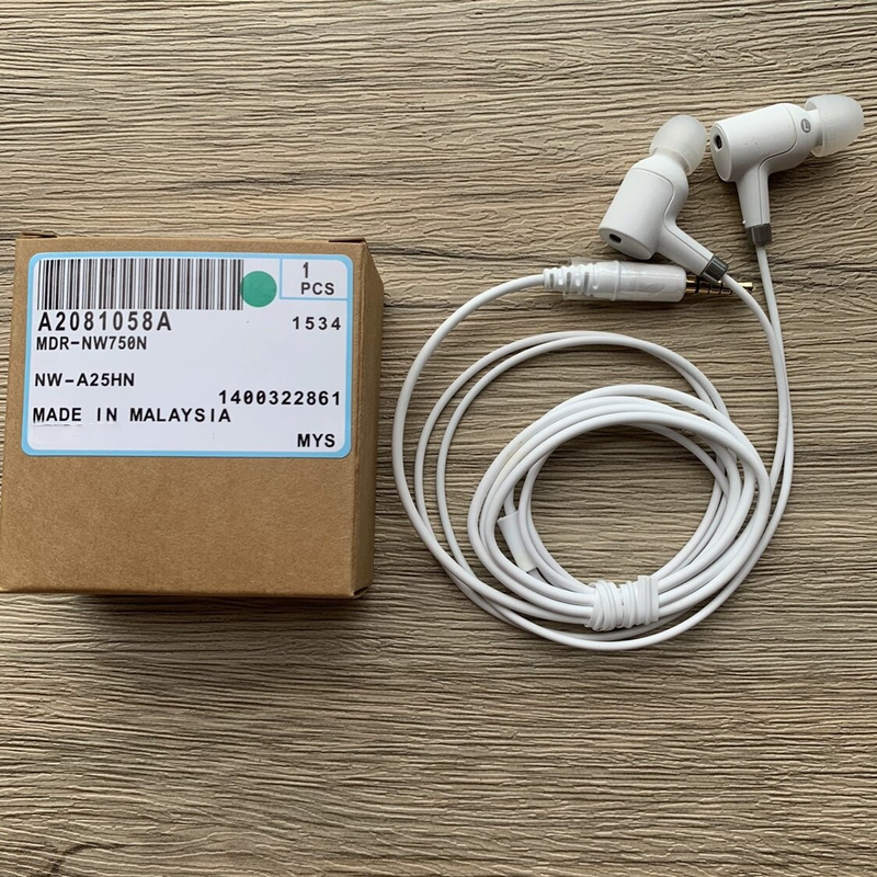 For Sony MDR-NW750N White Wire - Wired Earphone Mic avis et prix