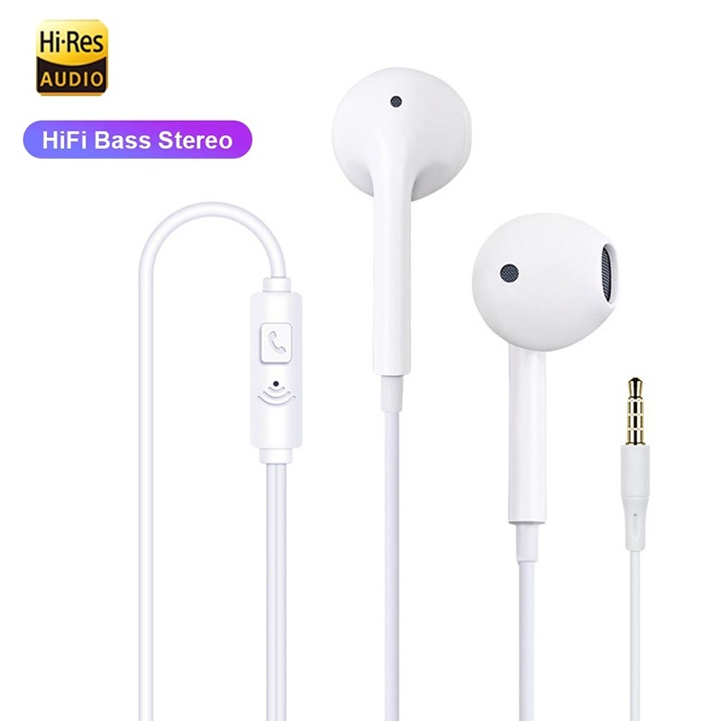 Universal Earphone 3.5mm Jack  - Wired Earphone Mic avis et prix