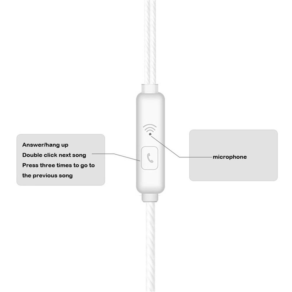 Universal Earphone 3.5mm Jack  - Wired Earphone Mic avis et prix