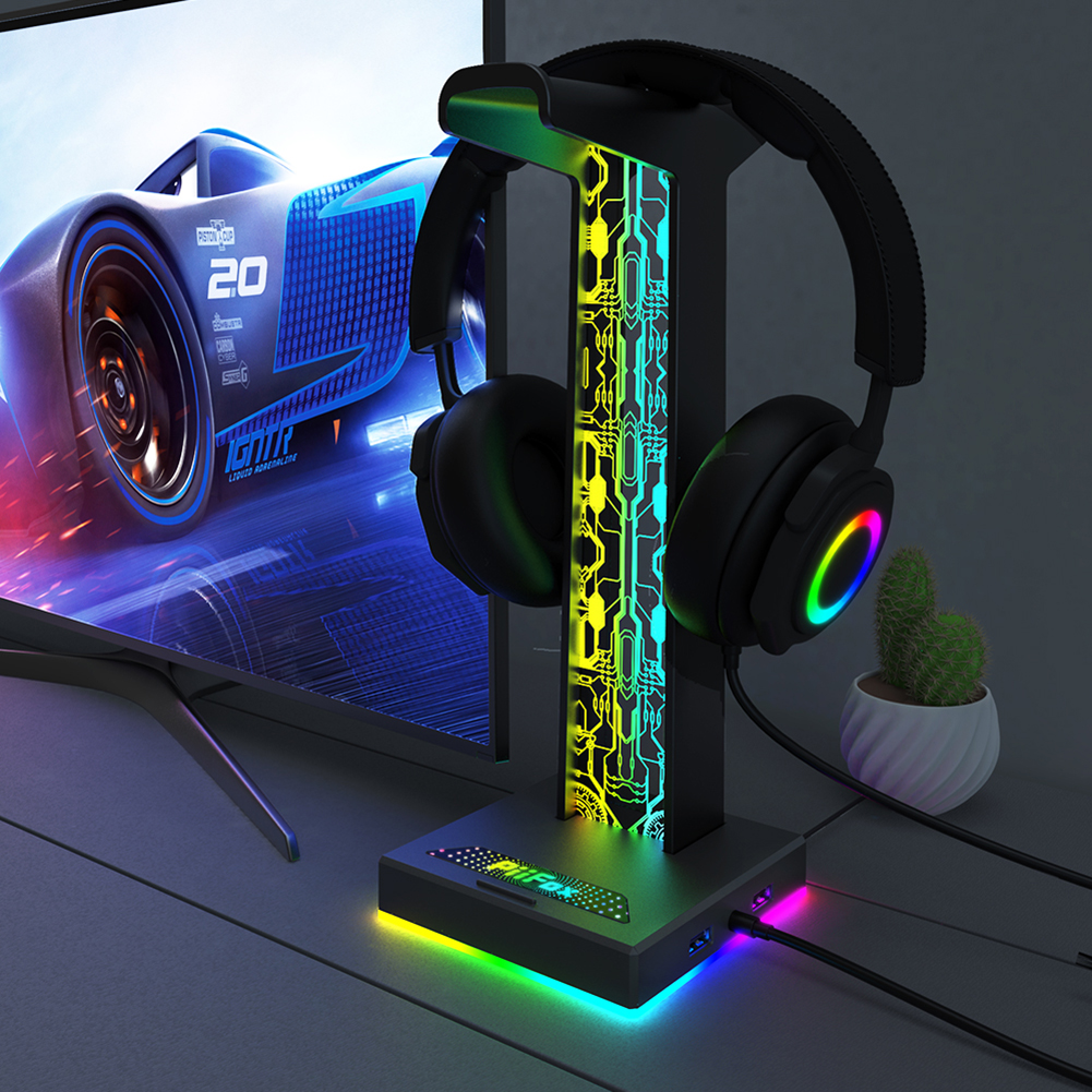 RGB Gaming Headphone Stand Dua - Gaming Headset Rgb avis et prix
