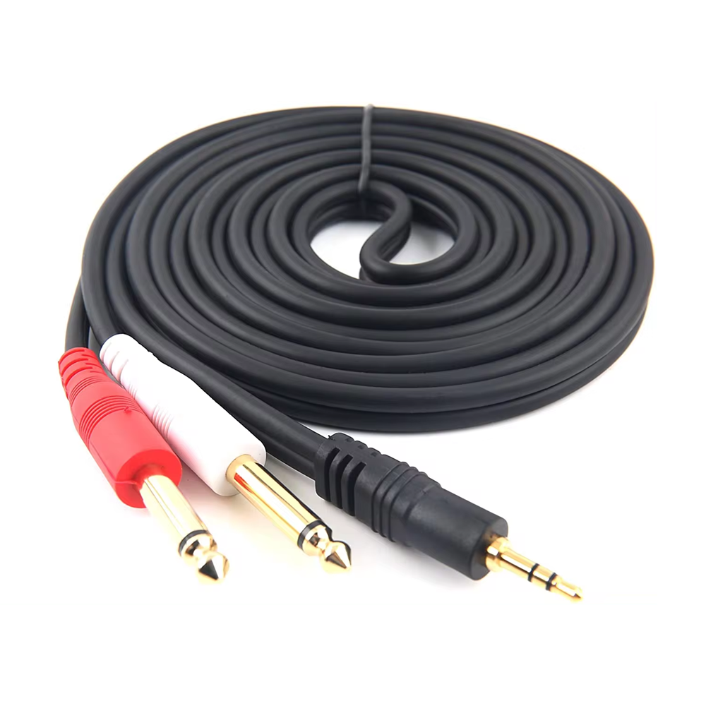 3.5mm TRS to Dual 6.35mm TS Y  - Audio Splitter Y avis et prix