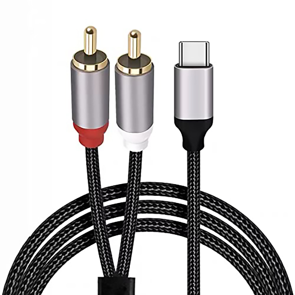 USB C to 2 RCA Audio Cable, Ty - Earphone Splitter Jack avis et prix